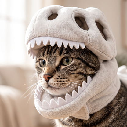 Pawzy Care Dino Skeleton Pet Costume