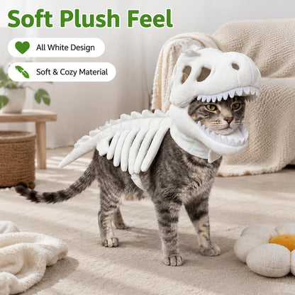 Pawzy Care Dino Skeleton Pet Costume